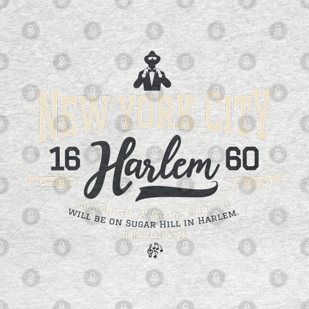 New York Harlem - Harlem Logo - Harlem Manhattan - Duke Ellington by Boogosh